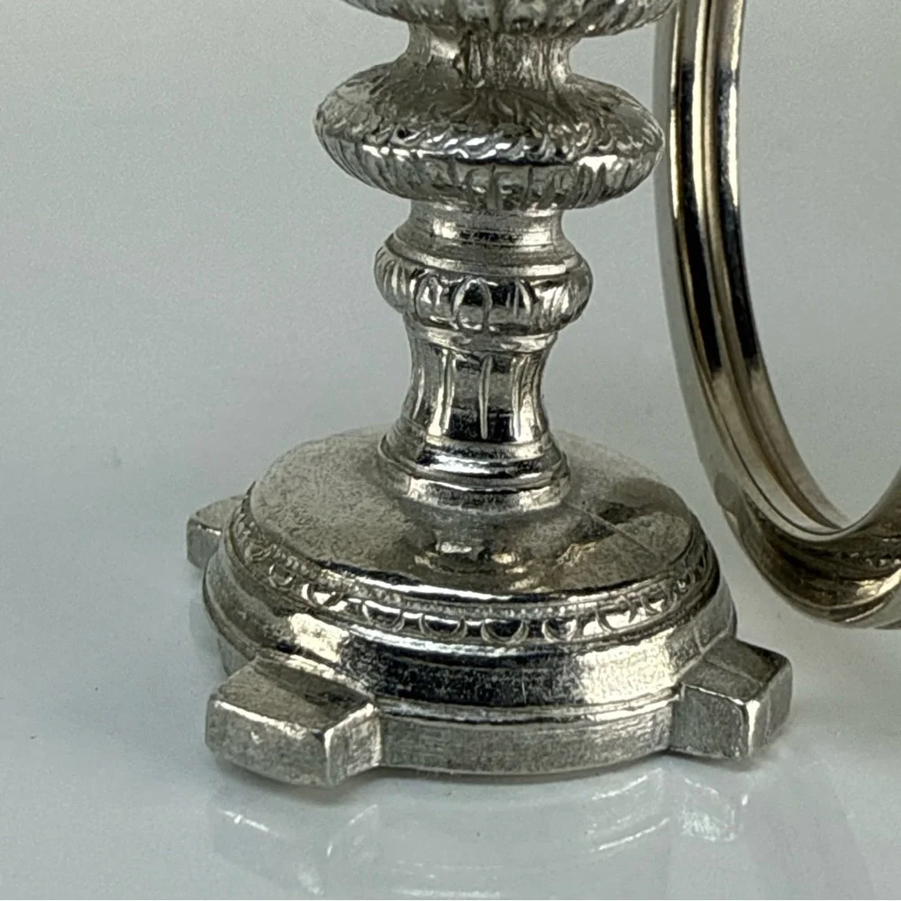 Kirk Stieff pewter keychain Elegant Silver Key Holder‎